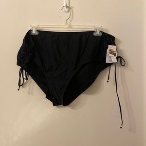 NWT time and tru black bikini bottoms size 3x